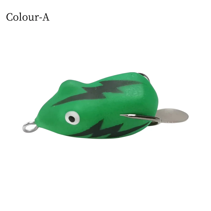 3.5cm 6grams Lightning Soft Frog Fishing Lure With Sequins