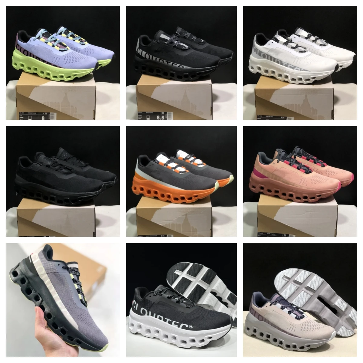 

Original Cloud X 5 Cloudmonster Men Women Runner Shoes Unisex Breathable Marathon Running Shoe Outdoor Sports on Casual Sneakers