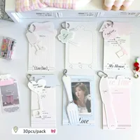 MINKYS Kawaii 30pcs/Pack Kpop Photocard Decorative Card Paper Photo Card Collection Gift Cards Tags School Stationery 1