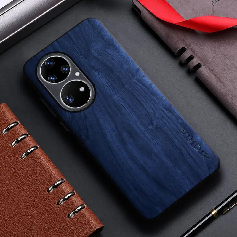 Bamboo Wood Pattern Leather Back Cover Case