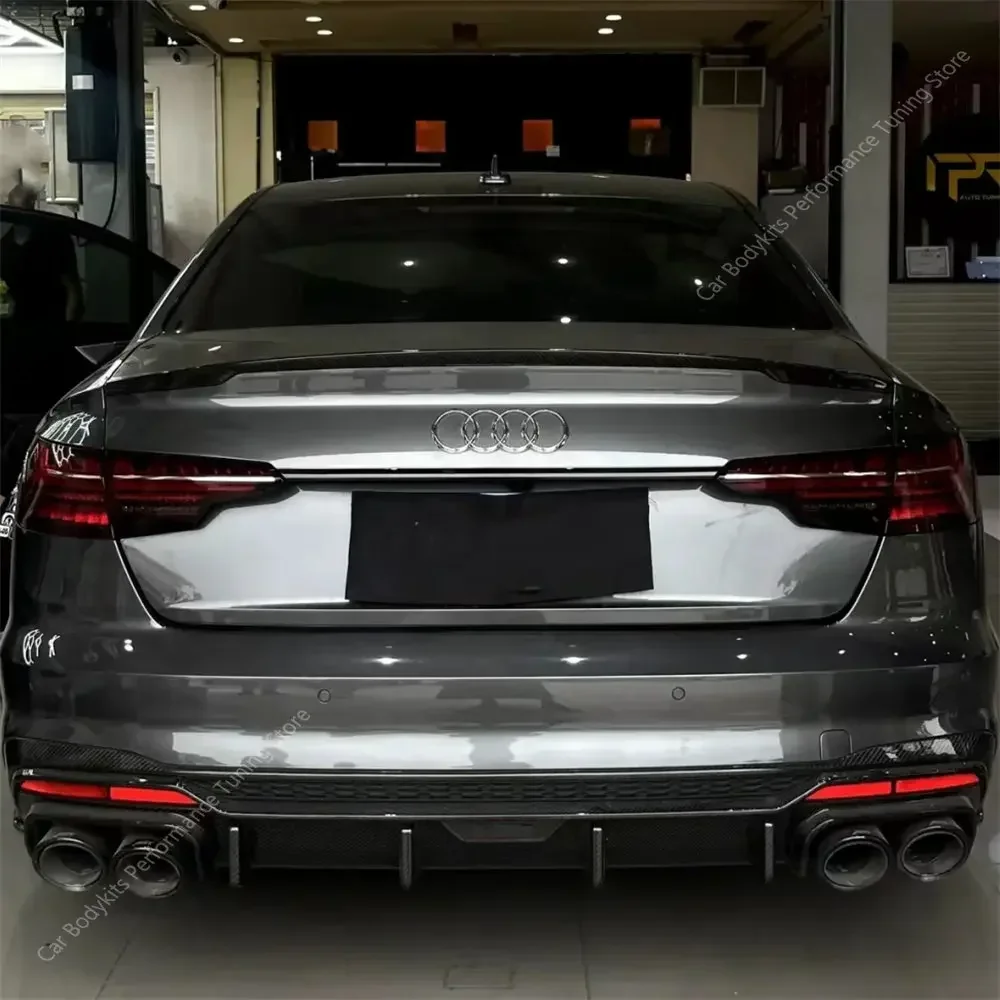 KARBEL - AUDI A4 S LINE / S4 B9 B9.5 CARBON FIBRE REAR SPOILER V2