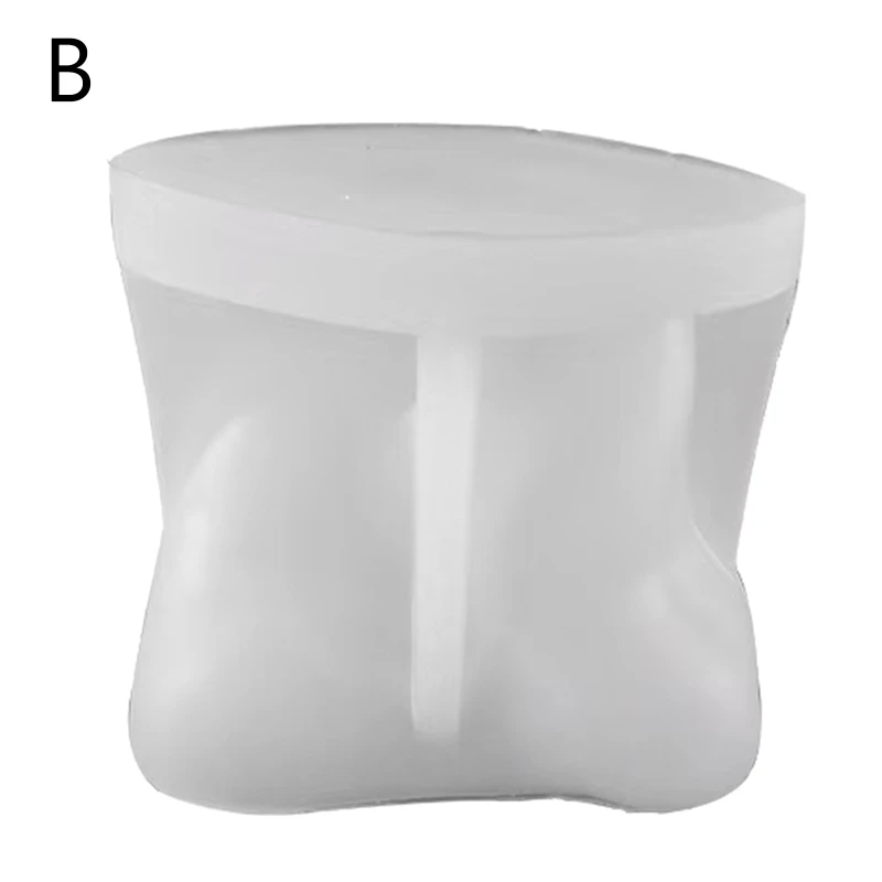 Y4QE 3D Fat Human Body Ornament Mold Diy Female Male Hold Up Hand Scented Silicone Mold Simulation Portrait Mold