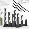 3-layer Katana Shelf Wooden Sword Rack Support Display Stand Floor Japanese Katana Samurai Sabre Holder House Decor Organizer 1