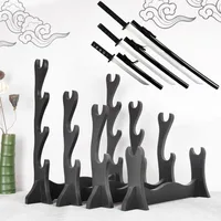 3-layer Katana Shelf Wooden Sword Rack Support Display Stand Floor Japanese Katana Samurai Sabre Holder House Decor Organizer 1