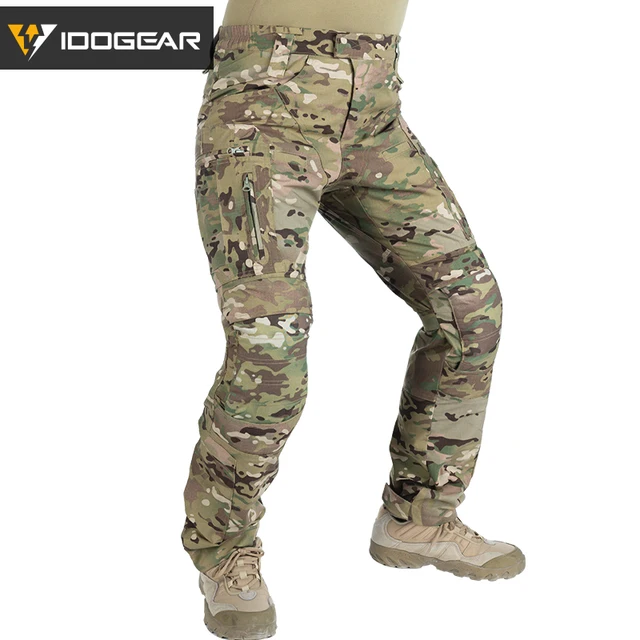 IDOGEAR G3 Pantalon de cobat avec genouillères pour hoe - Noir