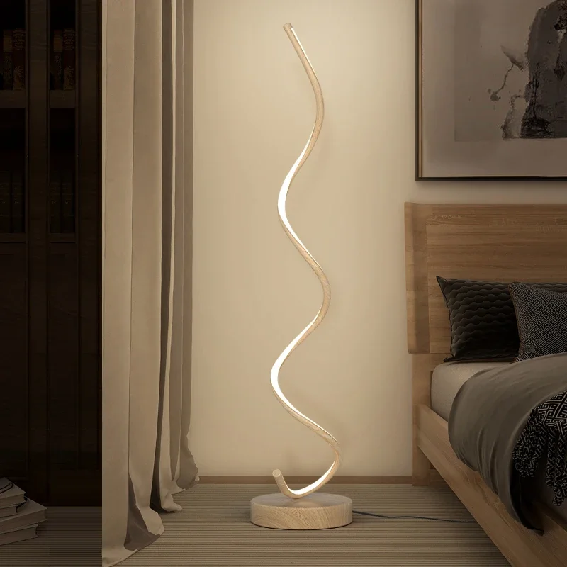 Modern LED Strip Lâmpada De Piso Para Bedroom Bedside Sala Sofá Ambiance Estudo lâmpada de mesa vertical Luzes de Leitura Luminárias