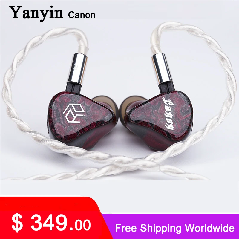 

New Yanyin Canon 1DD+4BA Hybrid 3 Switch Custom Hifi High-End Monitor Studio 2Pin 0.78mm Audiophile Musician Earphones Headphone