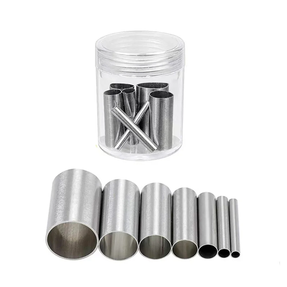 7pcs/set Hole Hollow Round Cutter Pottery Tools Polymer Clay Tools Clay Extruder with Orangnizing Box polymer clay tools pottery tools clay sculpting tools pottery sculpting tools clay craft tool