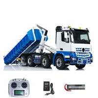 LESU 1/14 Hydraulic RC Dump Truck 8x8 3348 RTR Remote Control Roll Off Dumper Toucan RC Hobby Light Sound System RC Toys Model 2