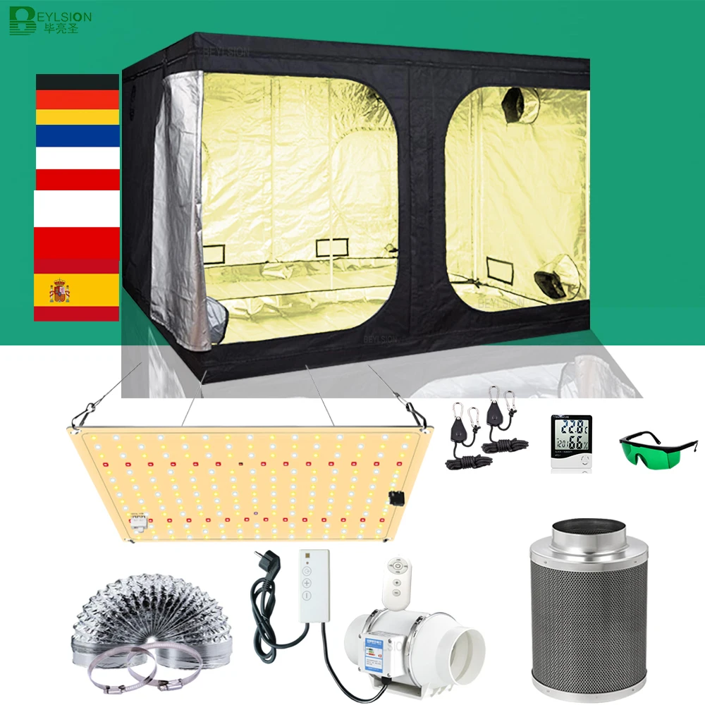 BEYLSION 25 Designs Grow Box Tent Growbox Plant Grow Lamp Completely Set Indoor Led Tent With Fan And Filter For Hydroponic