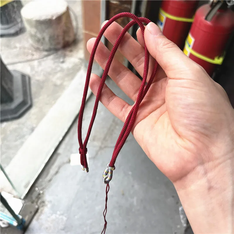 Necklaces Braided Chains DIY Handmade Pendant Adjustable Lanyard Small Round Chain Couple Jewelry Accessories Women Necklace - 3