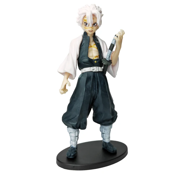Anime Kamado Tanjirou Nezuko Demon Slayer Figure Action Figures PVC Model Toys Zenitsu Figurine Inosuke Kimetsu No Yaiba Figura - No Box Sanemi