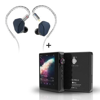 Hidizs MP145 HIFI 인이어 이어폰, Hidizs AP80 PRO-X 음악 플레이어, 색상 무작위 전송