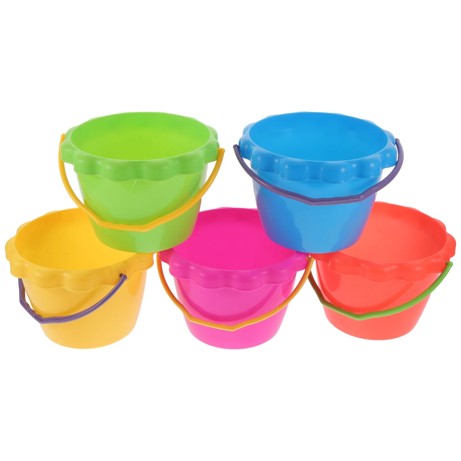 Children Beach Toys Summer Toys Kids Seaside Silicone Sand Collection Bucket Digging Sand Tools Beach Toys 5