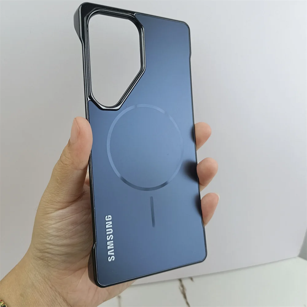 Electroplated Matte Frosted Phone Case with Magsafe Wireless Charging Compatibility