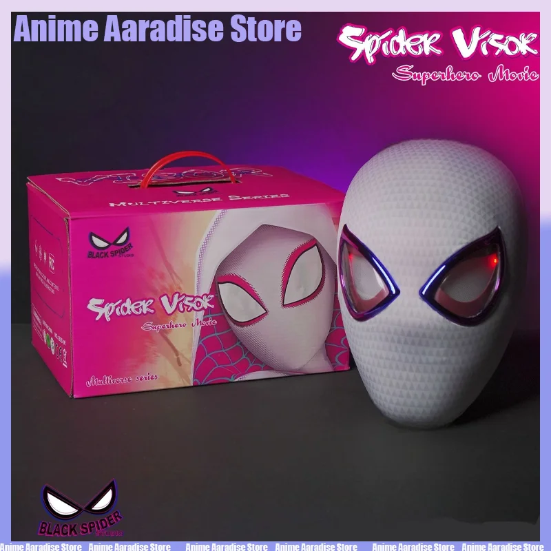 New Spider-Man: Attraverso Il Ragno-Verse 1:1 Wen Spider Man Mask Spider Man Mask Anime Figure Eyes Maschera Mobile Cosp Gifts Toys