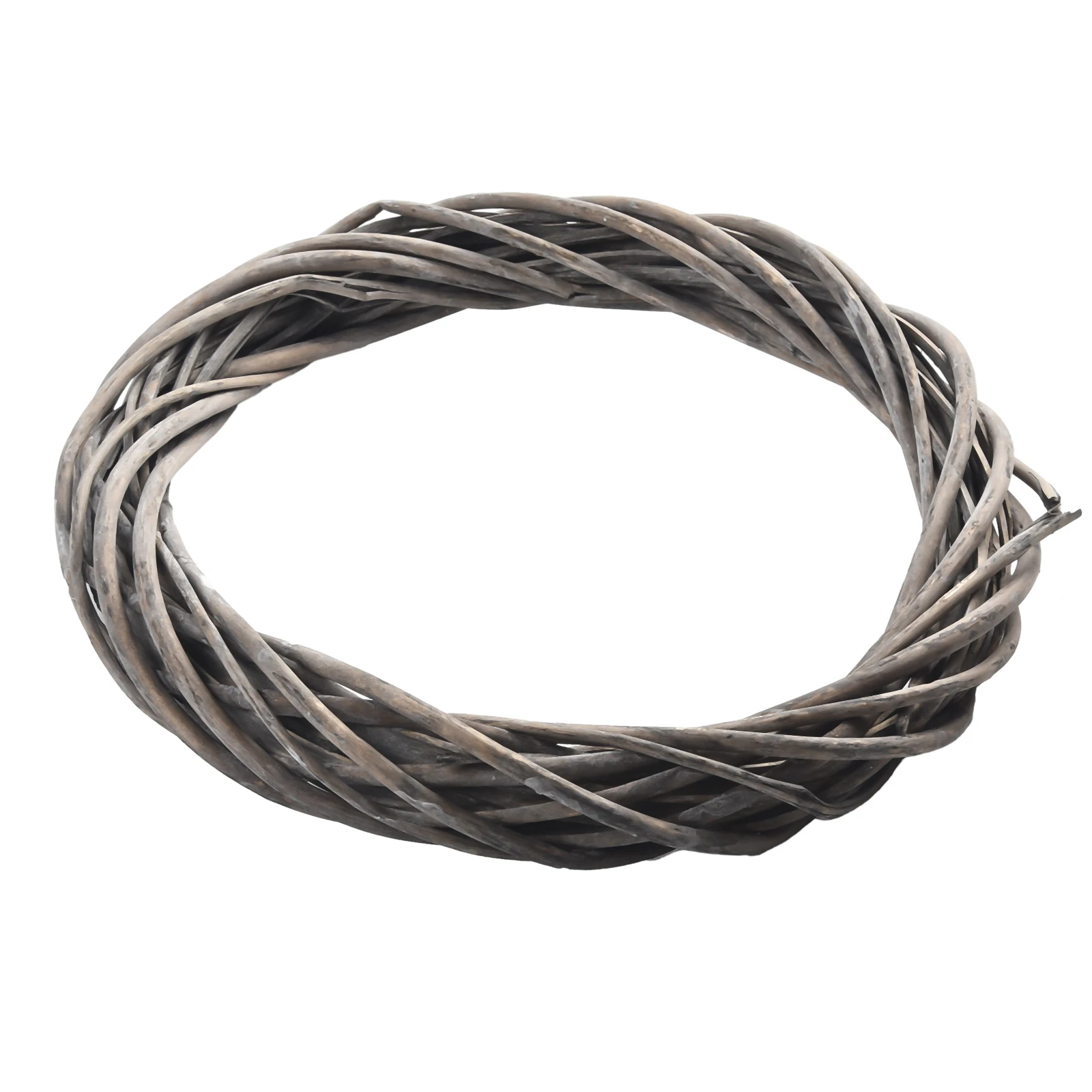 20 cm/25 cm/30 cm Weihnachten Rattan Ring Kranz Wicker Rebe Girlande Hängen Hochzeit Grau Kranz Kindergarten Fotografie Dekoration – Detail 13