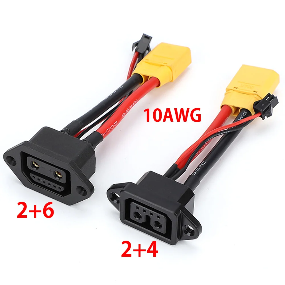 TX90 Stecker auf 2+4/2+6 Pin Buchse Elektrofahrzeug Lithium-Batterie-Ladebuchse E-Bike Lithium-Batterie-Verbindungskabel – Detail 10