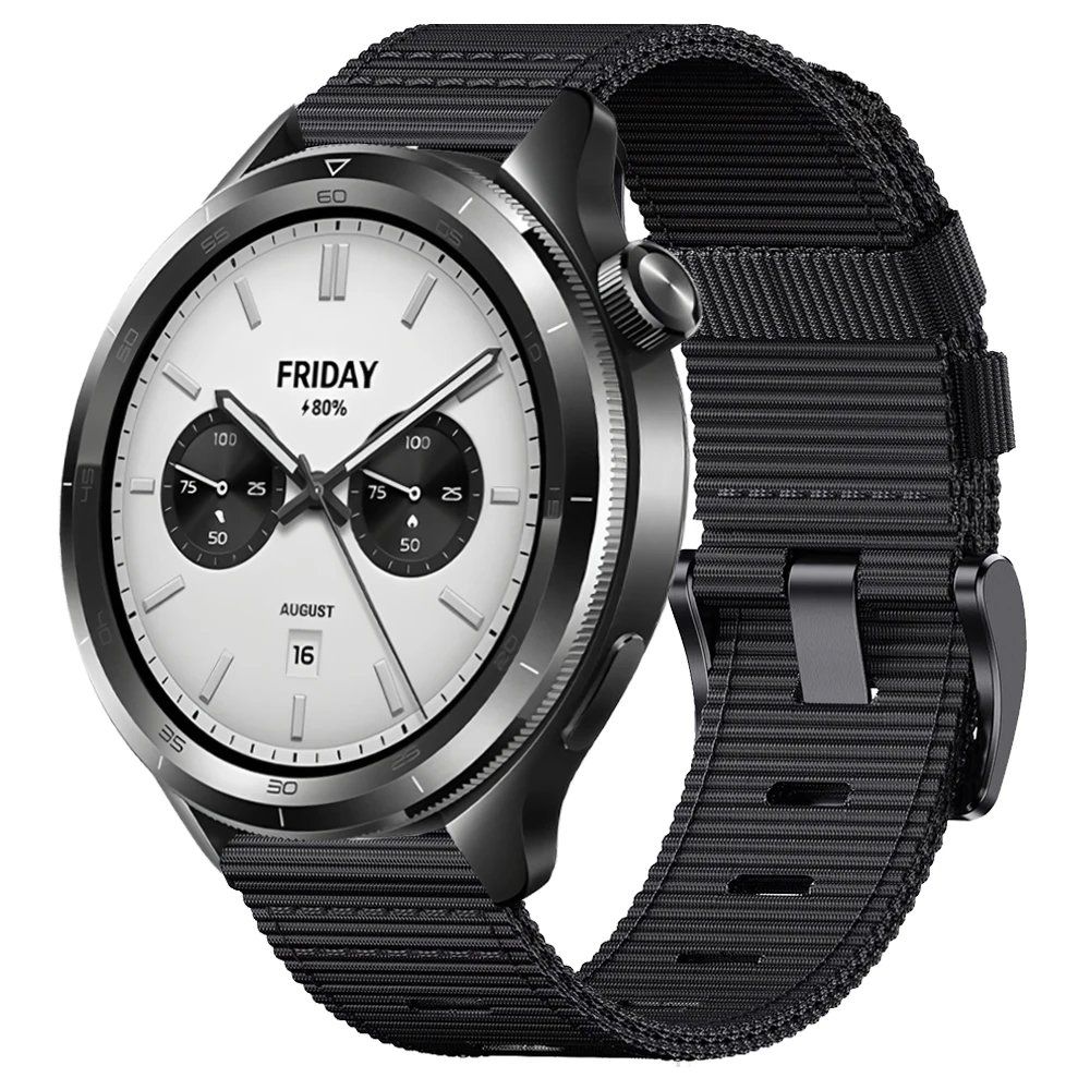 22mm Woven Nylon Sport Watch Strap Bracelet