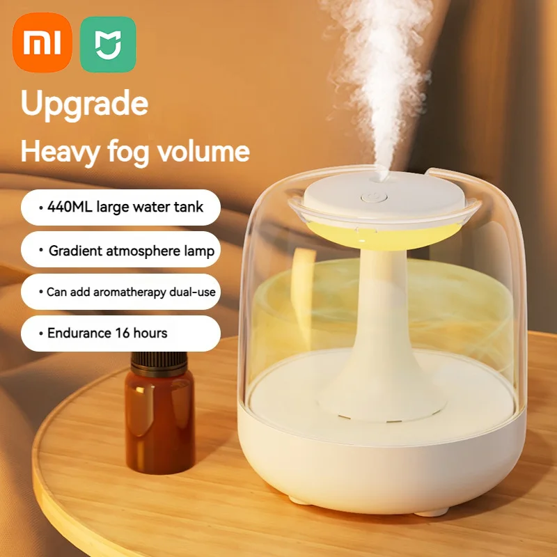 Xiaomi Mijia Air Humidifier Aromatherapy Diffuser 2-in-1 Night Light Mute High-Capacity Fog Purifying Air Household Bedroom