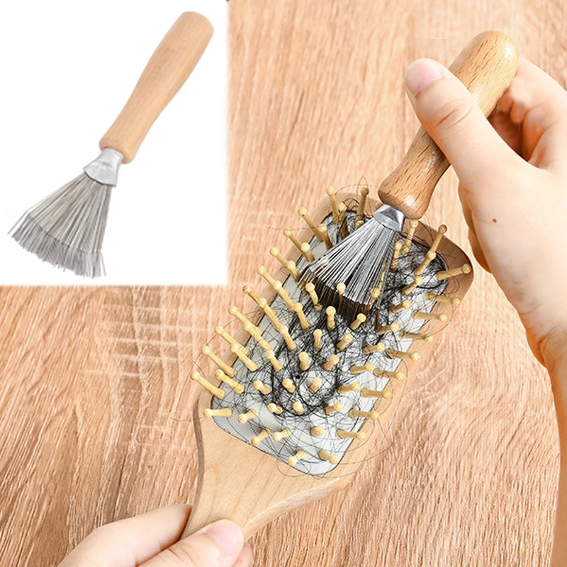 Brosse à cheveux, peigne nettoyant, manche en plastique intégré, nettoyage,  brosses à couture Fine, coiffure, articles ménagers, 1 pièce - AliExpress