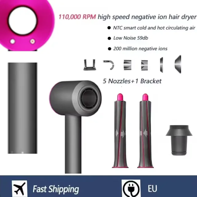 Super Negative Ion Hair Dryer Professional Leafless Hair Dryer Constant Temperature Negative Ion Hair Dryer For Home Use