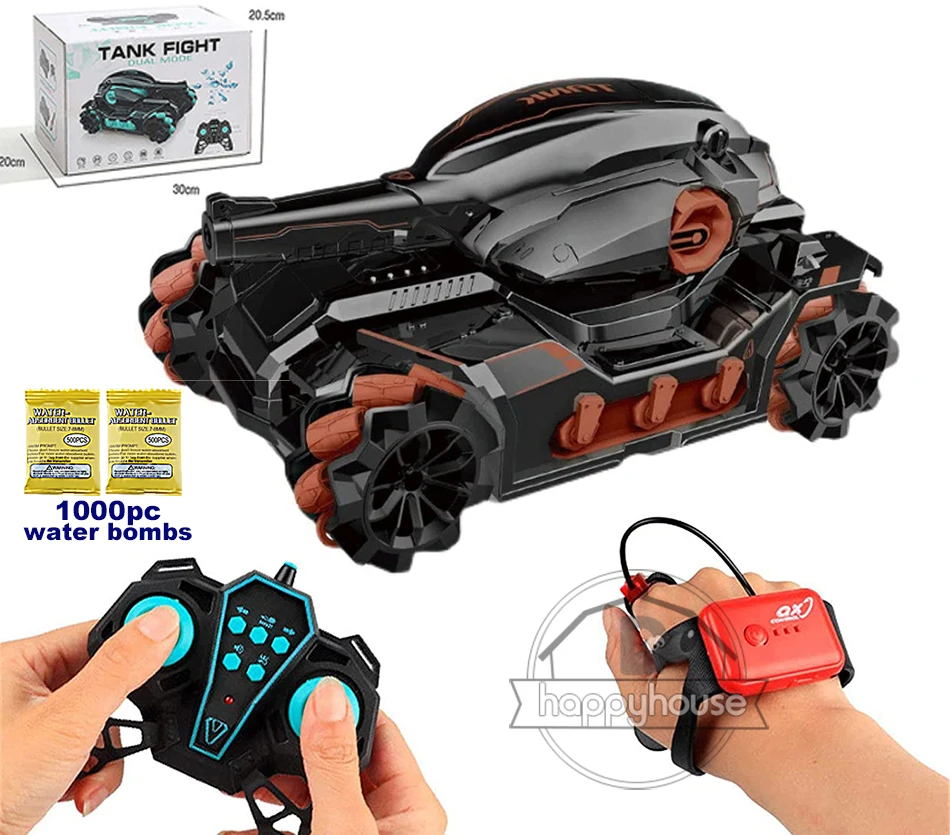 Remote Control Tank for Children Water Bomb Tank Toy Electric Gesture Remote Control Car RC Tank multiplayer RC Car for Boy Kids wall climbing car RC Cars