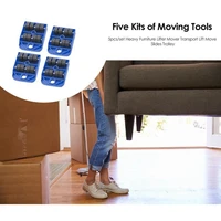Furniture Lifter Mover Tools Set Heavy Duty Furniture Moving Tools Moving Sliders Moving Roller Wheel For Fridge Sofa Durable 2