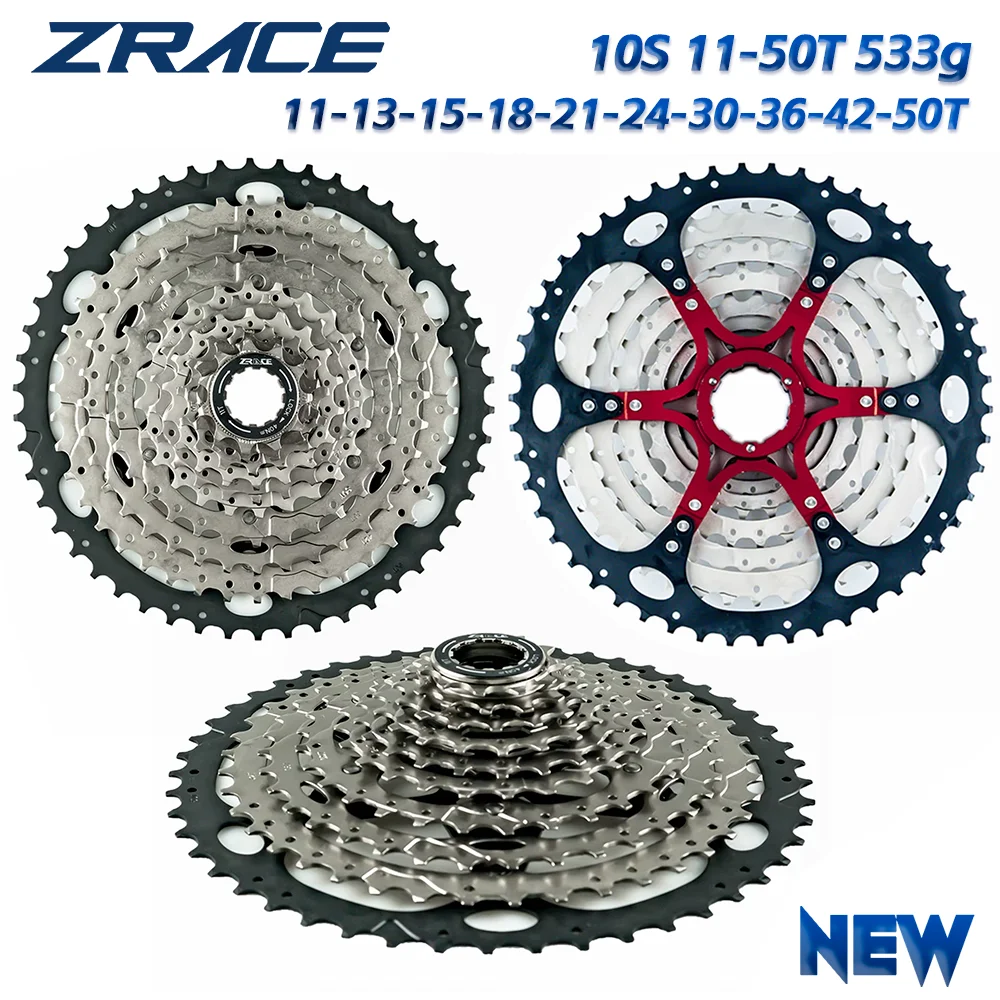 ZRACE Bicycle Cassette 8 9 10 11 Speed MTB Bike Freewheel 11-42T / 11-46T / 11-50T / 11-52T for ALIVIO / DEORE / SLX / XT