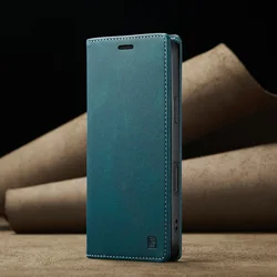 Luxury RFID Magnetic Leather Wallet Case with Card Slots - Google Pixel 8 Pro (Blue)