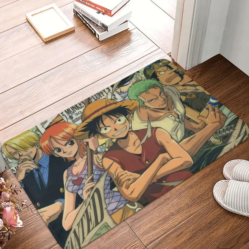 

The Straw Hat PiratesBathroom Mat one piece Doormat Living Room Carpet Outdoor Rug Home Decor