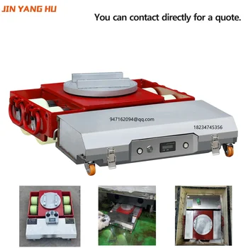 10-50t Macchina Elettrica Skate Dolly A Distanza Senza Fili Manformazione Dei Beni Spostare Heavy Duty Cargo Elettrico In Movimento Serbatoio di Skate Trasporto