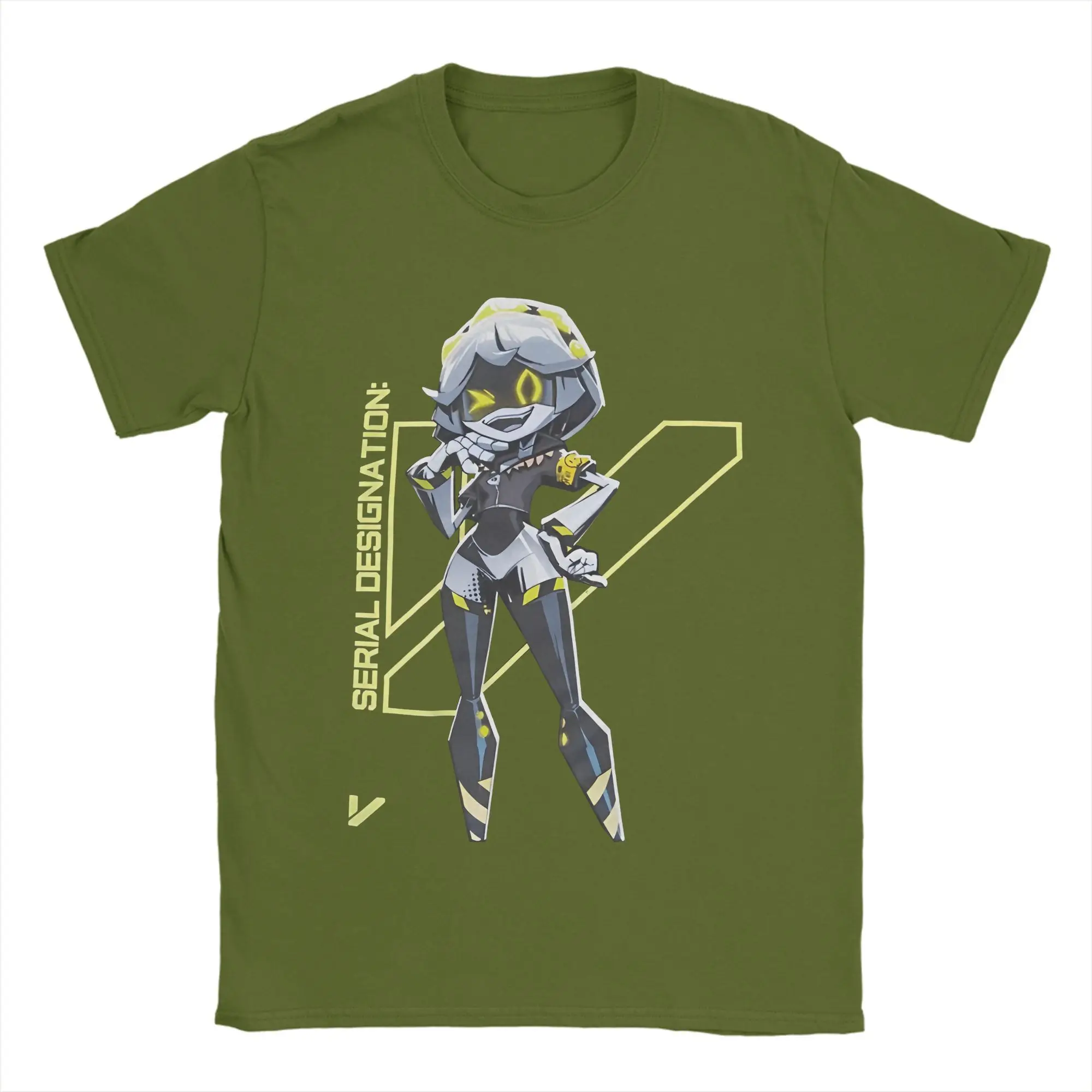 Men's 100% Cotton Murder Drones Graphic Tee - Funny Game Character Design, Round Neck Short Sleeve Shirt, Perfect Gift Idea