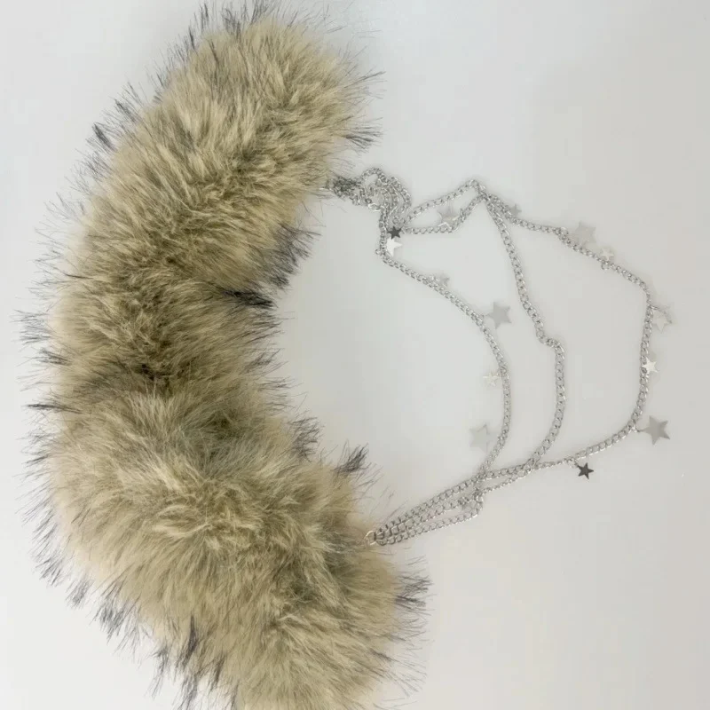 XINGX furry waist chain