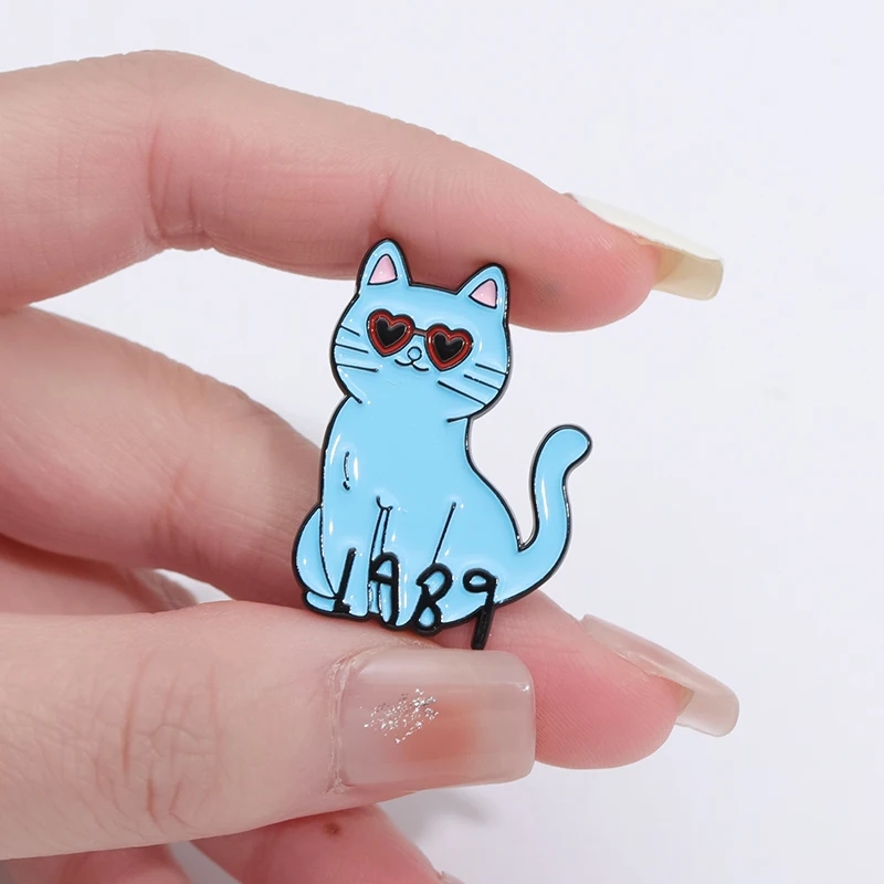 31 Stile Musik sänger kreative Emaille Pins niedlichen Schal Gitarre Katze Broschen Kleidung Revers Abzeichen Zubehör Geschenk für Musik liebhaber – Detail 9