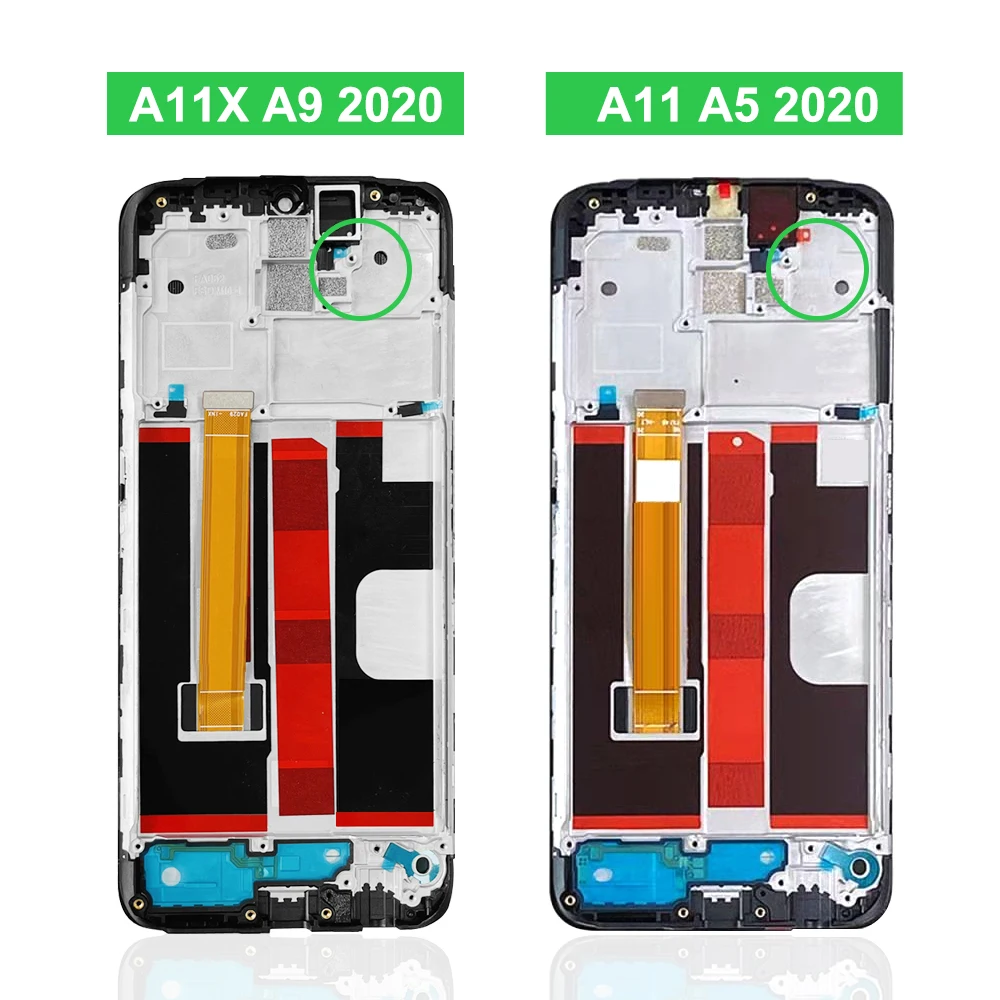 Schermo LCD Completo Per Oppo A9 2020 / A11x / A5 2020 Con Kit Strumenti Riparazione