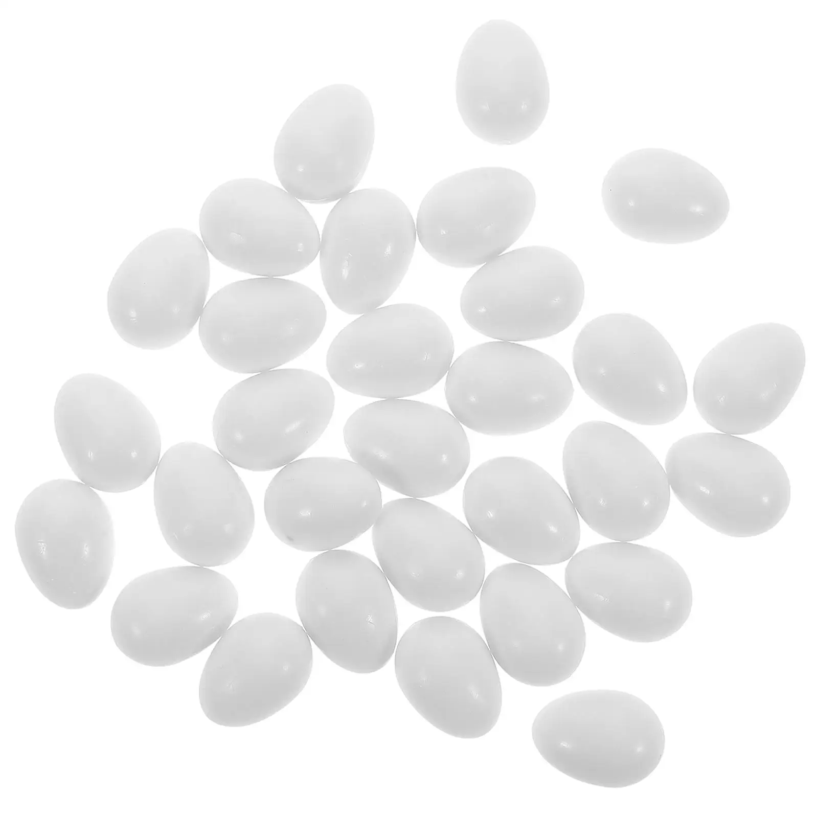 30 Pcs Parrot Fake Eggs Artificial Bird Egg Hatching Aid Supplies Solid Pigeon Egg Breeding Tools Pet Products