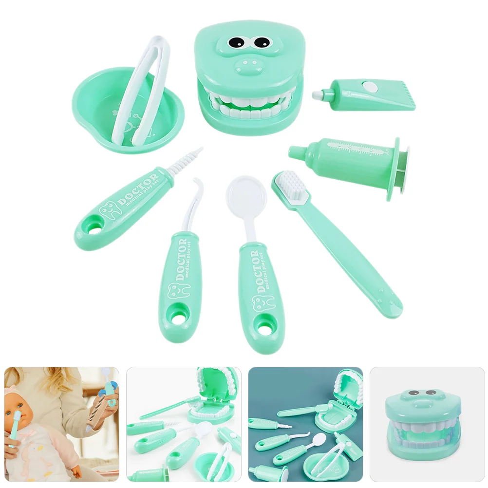 

1 Set Pretend Dentists Plaything Cartoon Doctor Role Play Educational Toy