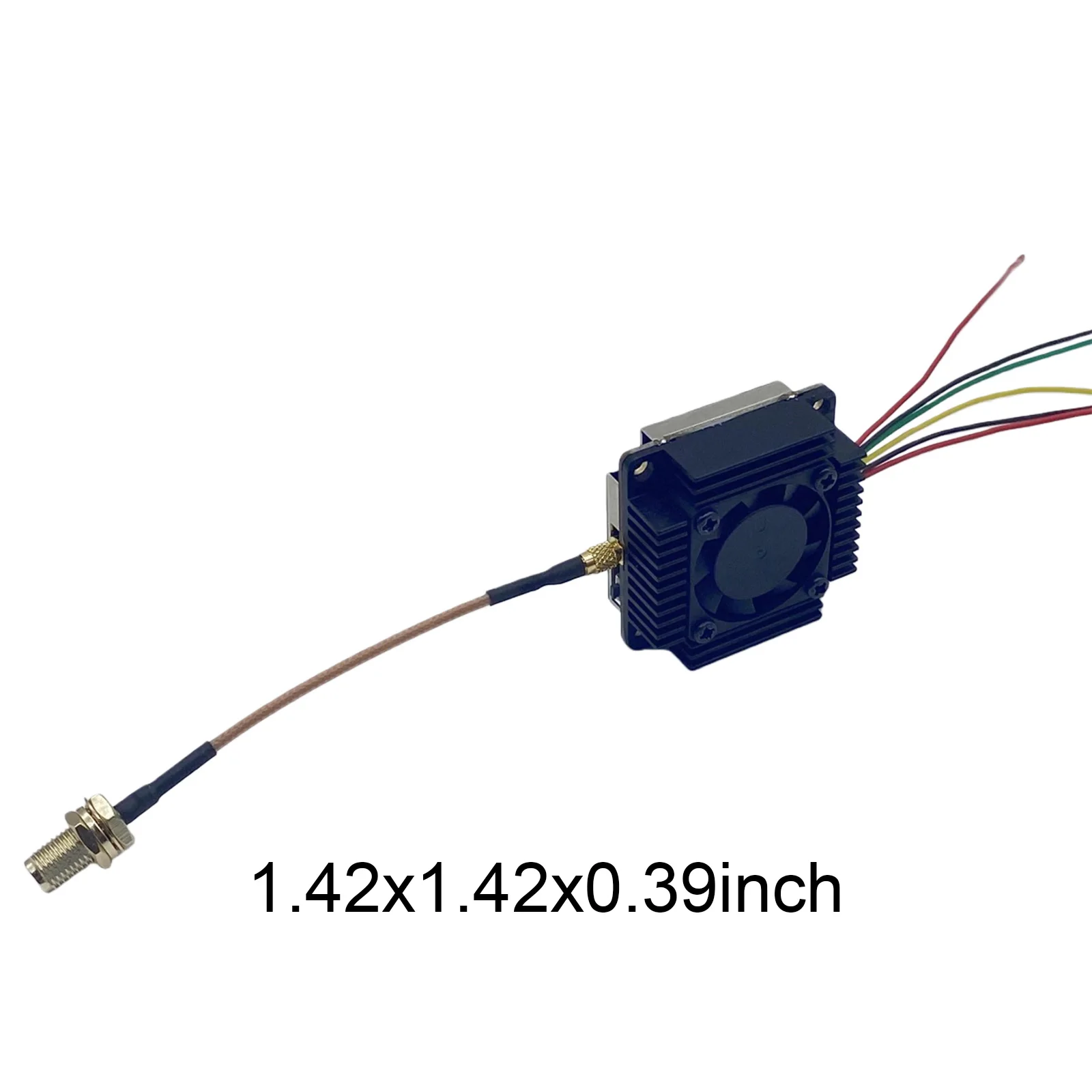 5.8G 5W 비디오 VTX 5000mW 비디오 송신기 14.6-28V 표준 설치 인터페이스 대부분의 레이싱 드론 액세서리에 적합