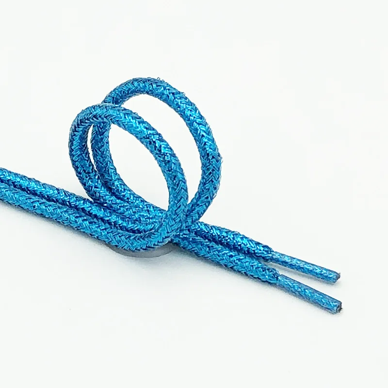 Vibrant 24-Color Metallic Shoelaces