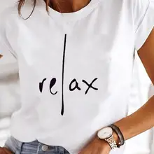 Clothes Ladies Summer T Clothing Print Fashion Casual T-shirts Letter 90s Trend Cute Short Sleeve Women Female Graphic Tee