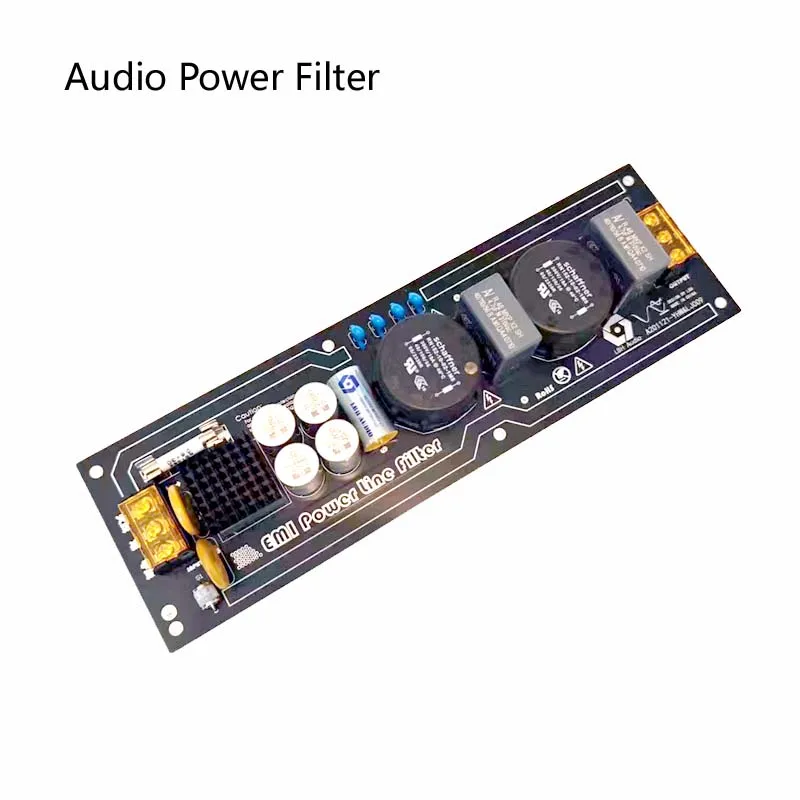 Filtro EMI IEC 230V Para Audio – Módulo Con Fusible Para Equipos Comerciales E Industriales (CW2B-6A, Rojo)