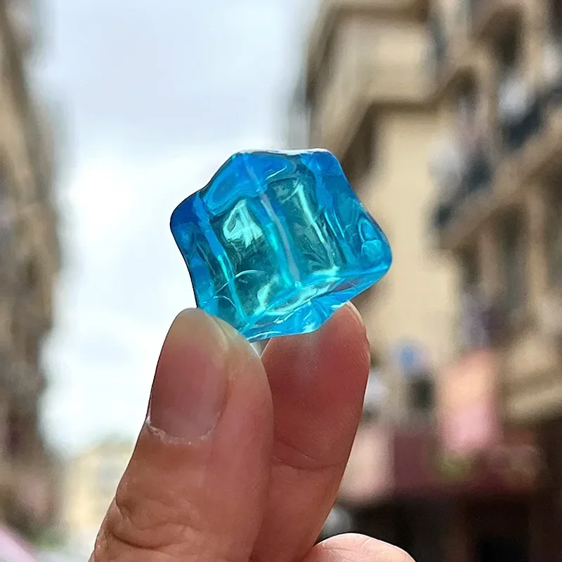 Miniature Resin Food Toy, Mini Food Model, DIY Jewelry Accessories, Small Ornaments, Simulated Ice, 18mm, 3Pcs