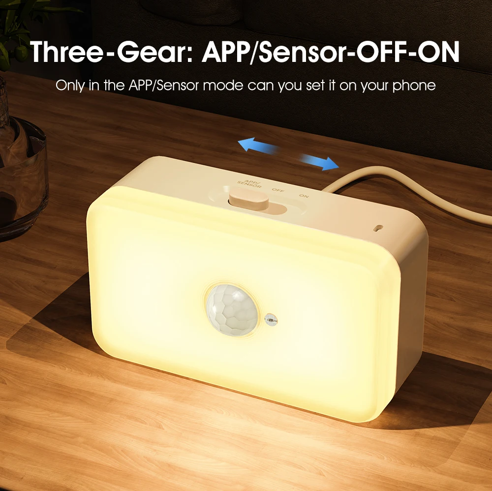 PIR Motion Sensor Human Body Sensing Tuya WIFI Smart LED Night Light Detection App Voice Smart Life APP motion sensor pir motion sensor pir sensor switch