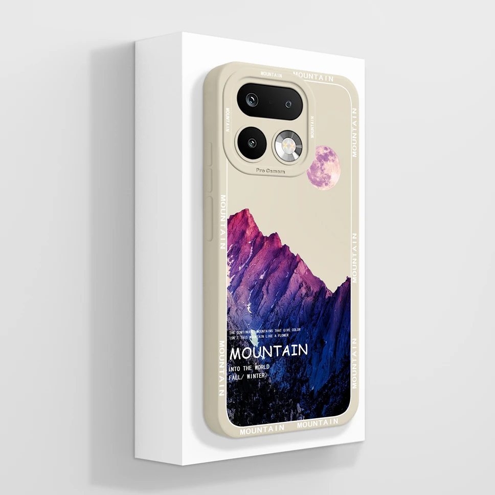 Lovely Cat Pattern Shockproof Full Coverage Liquid Silicone Phone Case