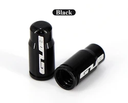 Universal 4-in-1 Bike Valve Core Wrench with Presta Caps - Portable Bicycle Repair Tool Set (2pcs Valve cap Black)