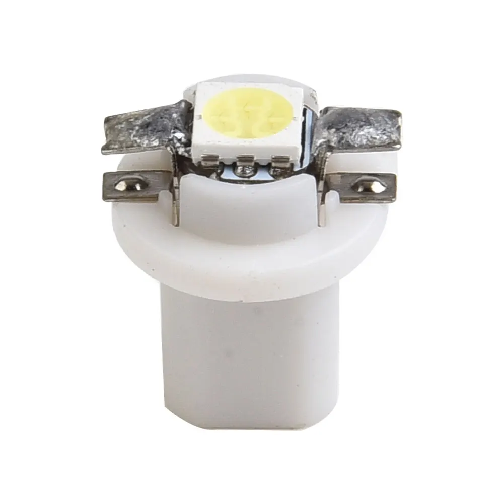 10x Cars LED Bulbs T5 B8.5D 5050 SMD DC 12V 6000K White Car LED Dashboards Dash Lamp Instruments Light Bulbs Shifter Lights - 5