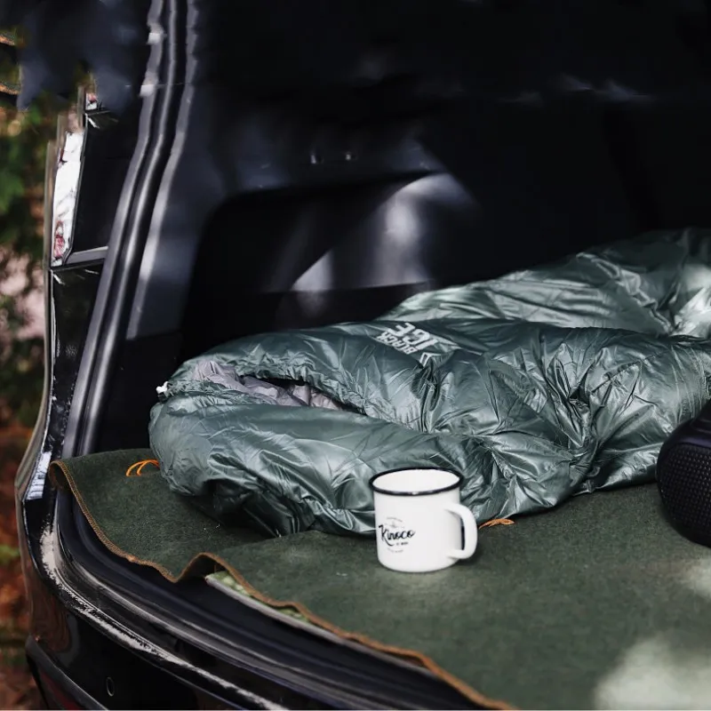 Black Ice E-series UL Envelope 90% Gray Goose Down Ultralight Outdoor Camping 15D Travel Sleeping Bag