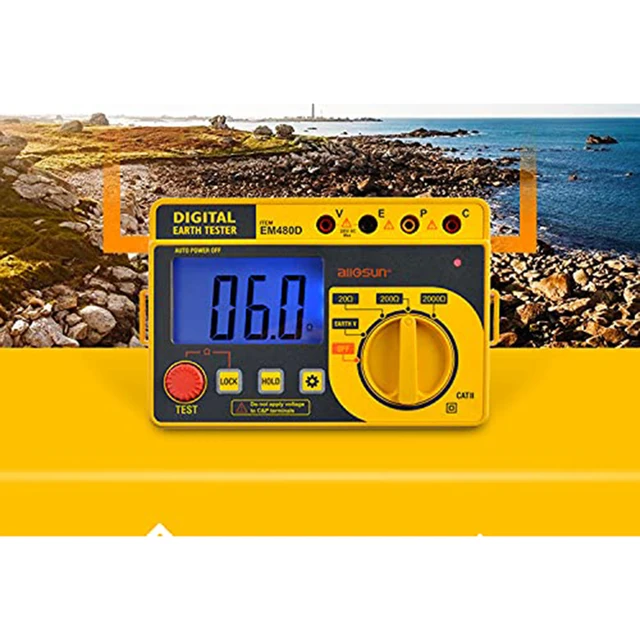 Muti Meter EM480D Portable Haute sensibilité numérique Testeur de