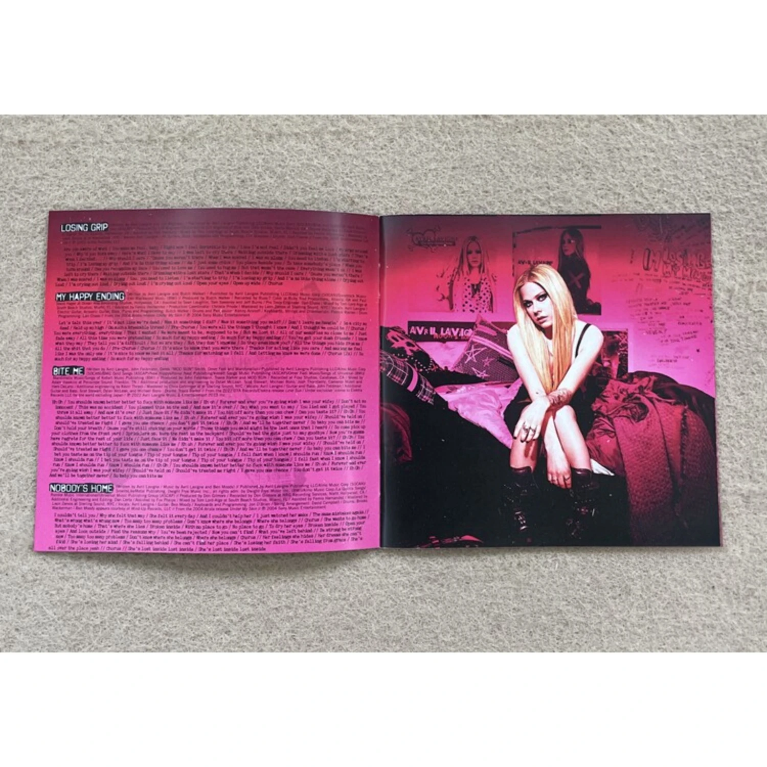 Vintage Pop Punk Female Vocal Music CD with Retro Grunge Style Pink Cover - Audiophile Collectible